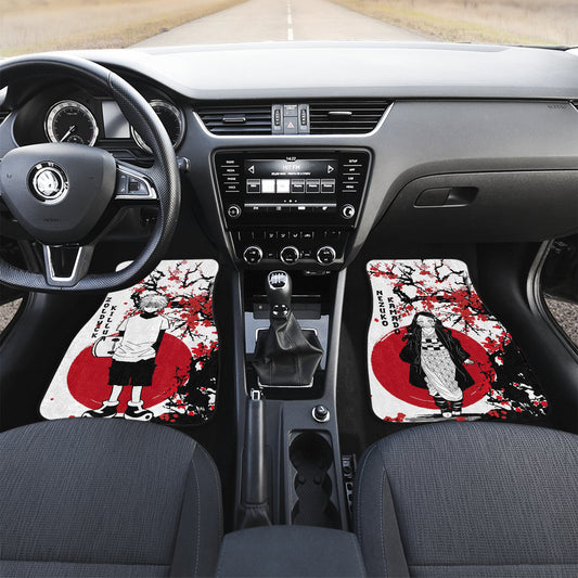 Killua Nezuko Ichigo Nelliel Car Floor Mats Custom Japan Style Anime Car Accessories - Gearcarcover - 2