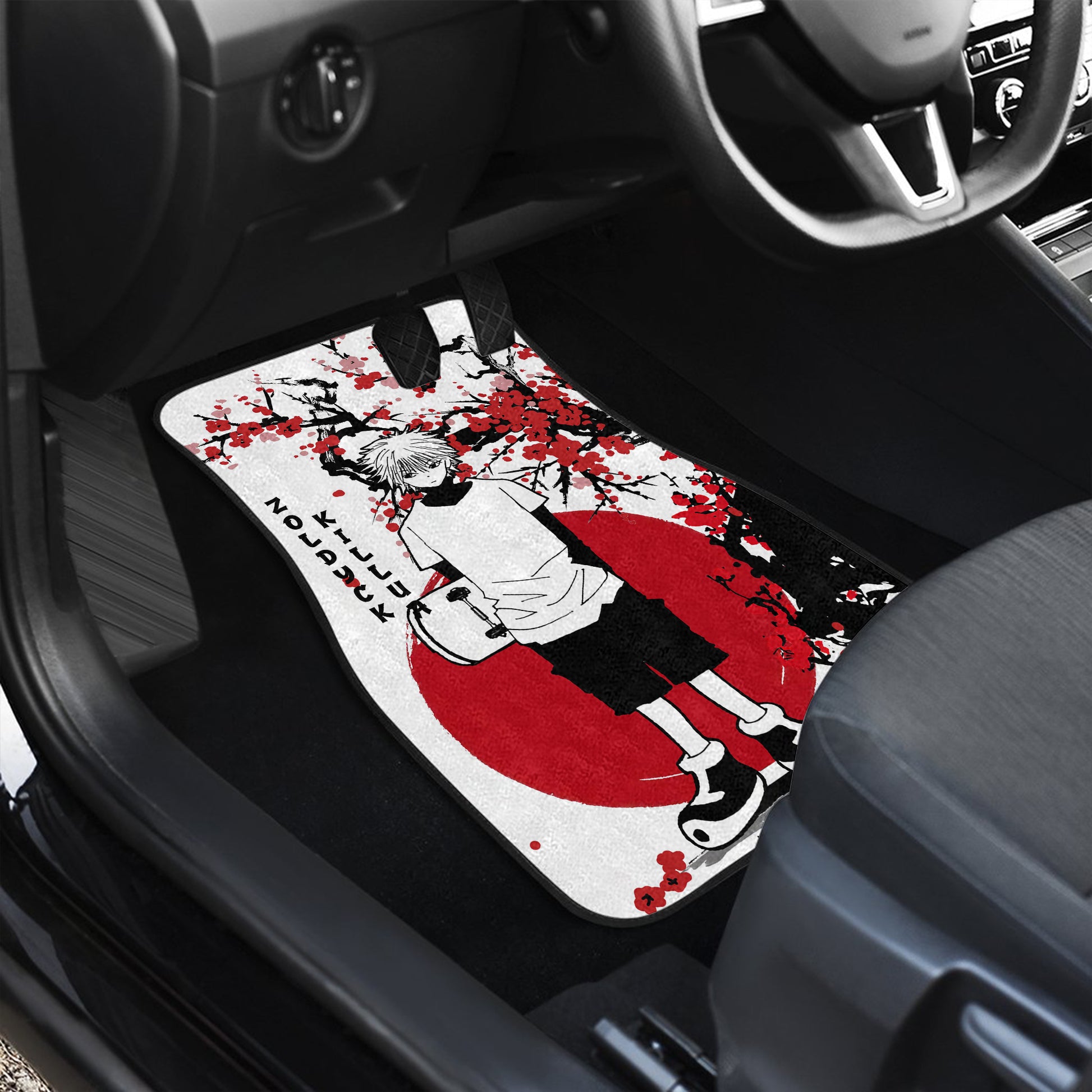 Killua Nezuko Ichigo Nelliel Car Floor Mats Custom Japan Style Anime Car Accessories - Gearcarcover - 3