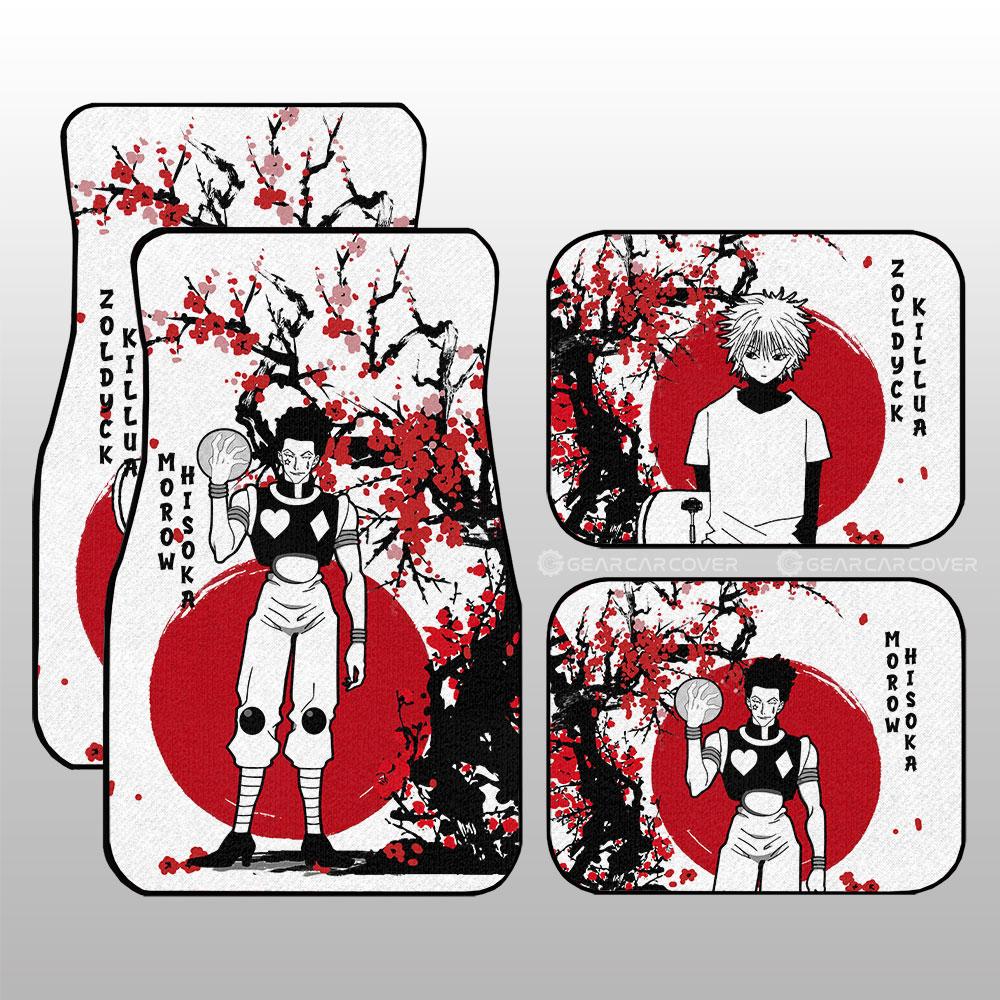 Killua Zoldyck And Hisoka Morow Car Floor Mats Custom Japan Style Car Accessories - Gearcarcover - 2