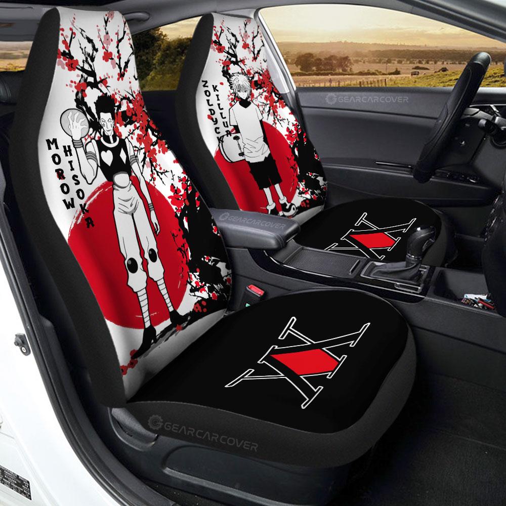 Killua Zoldyck And Hisoka Morow Car Seat Covers Custom Japan Style Car Accessories - Gearcarcover - 1