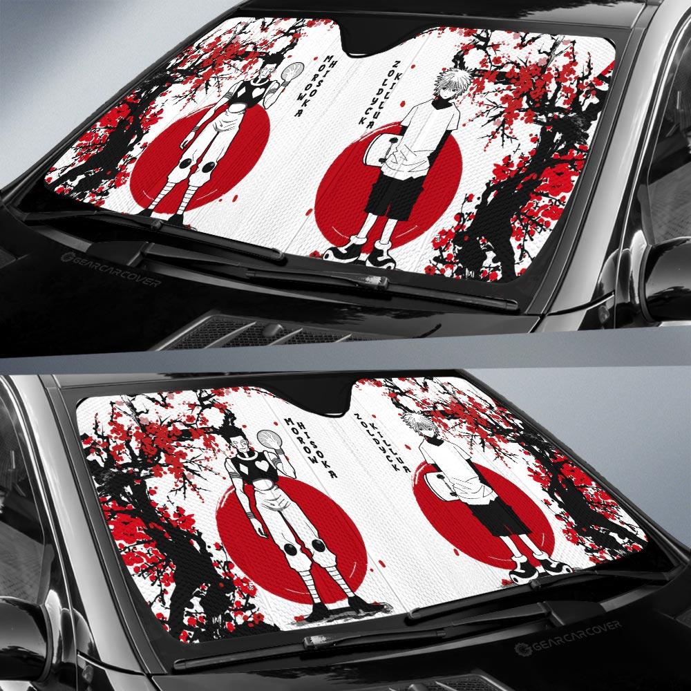 Killua Zoldyck And Hisoka Morow Car Sunshade Custom Japan Style Car Accessories - Gearcarcover - 2