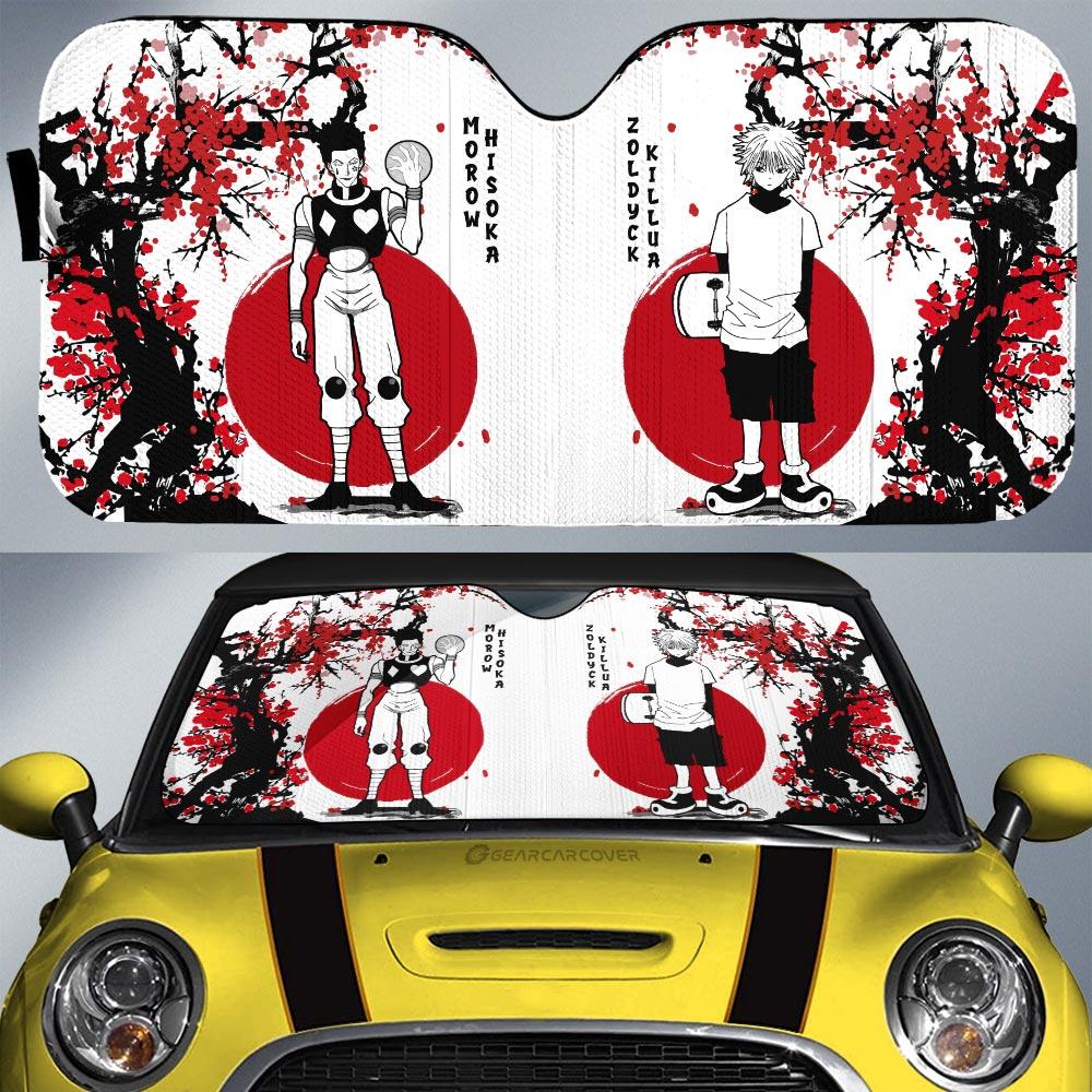 Killua Zoldyck And Hisoka Morow Car Sunshade Custom Japan Style Car Accessories - Gearcarcover - 1