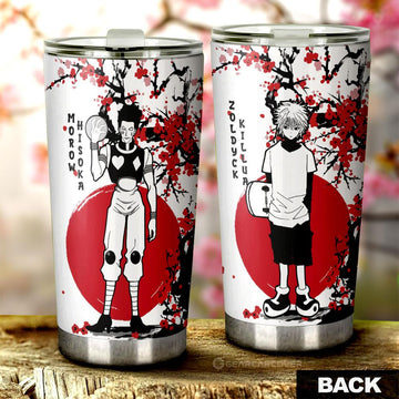 Killua Zoldyck And Hisoka Morow Tumbler Cup Custom Japan Style Car Accessories - Gearcarcover - 1