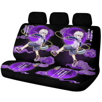 Killua Zoldyck Car Back Seat Covers Custom Car Accessories - Gearcarcover - 1