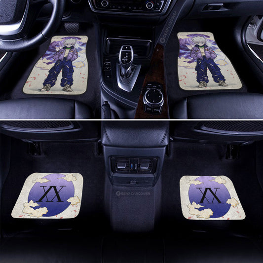 Killua Zoldyck Car Floor Mats Anime Collection - Gearcarcover - 2