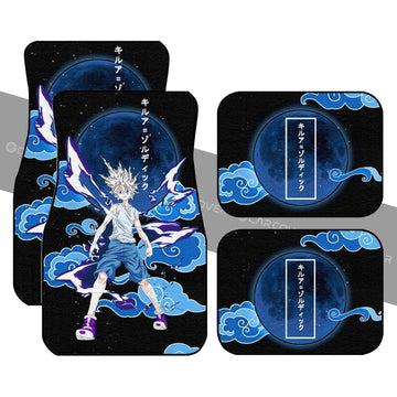 Killua Zoldyck Car Floor Mats Custom Anime Hunter x Hunter Car Interior Accessories - Gearcarcover - 1