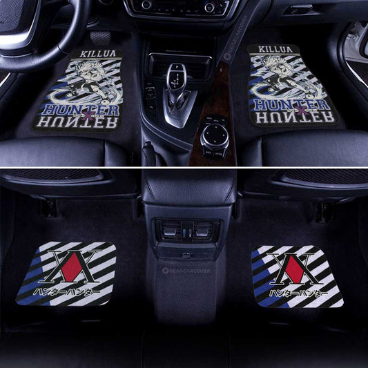 Killua Zoldyck Car Floor Mats Custom Car Accessories - Gearcarcover - 2