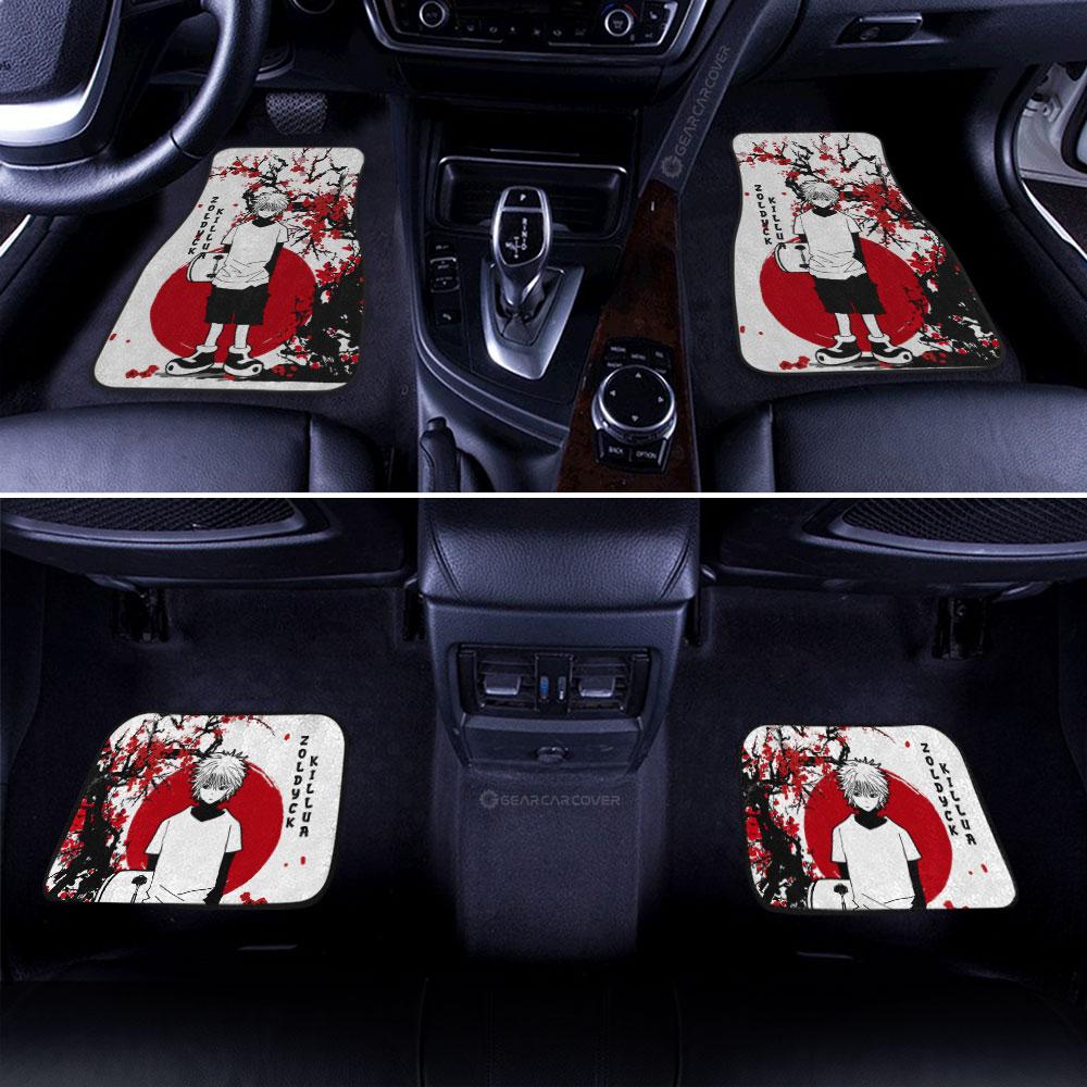 Killua Zoldyck Car Floor Mats Custom Japan Style Car Accessories - Gearcarcover - 3