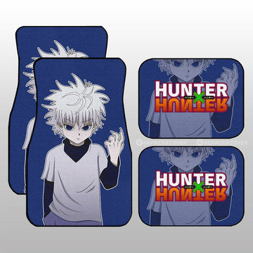 Killua Zoldyck Car Floor Mats Custom Main Hero Car Accessories - Gearcarcover - 1