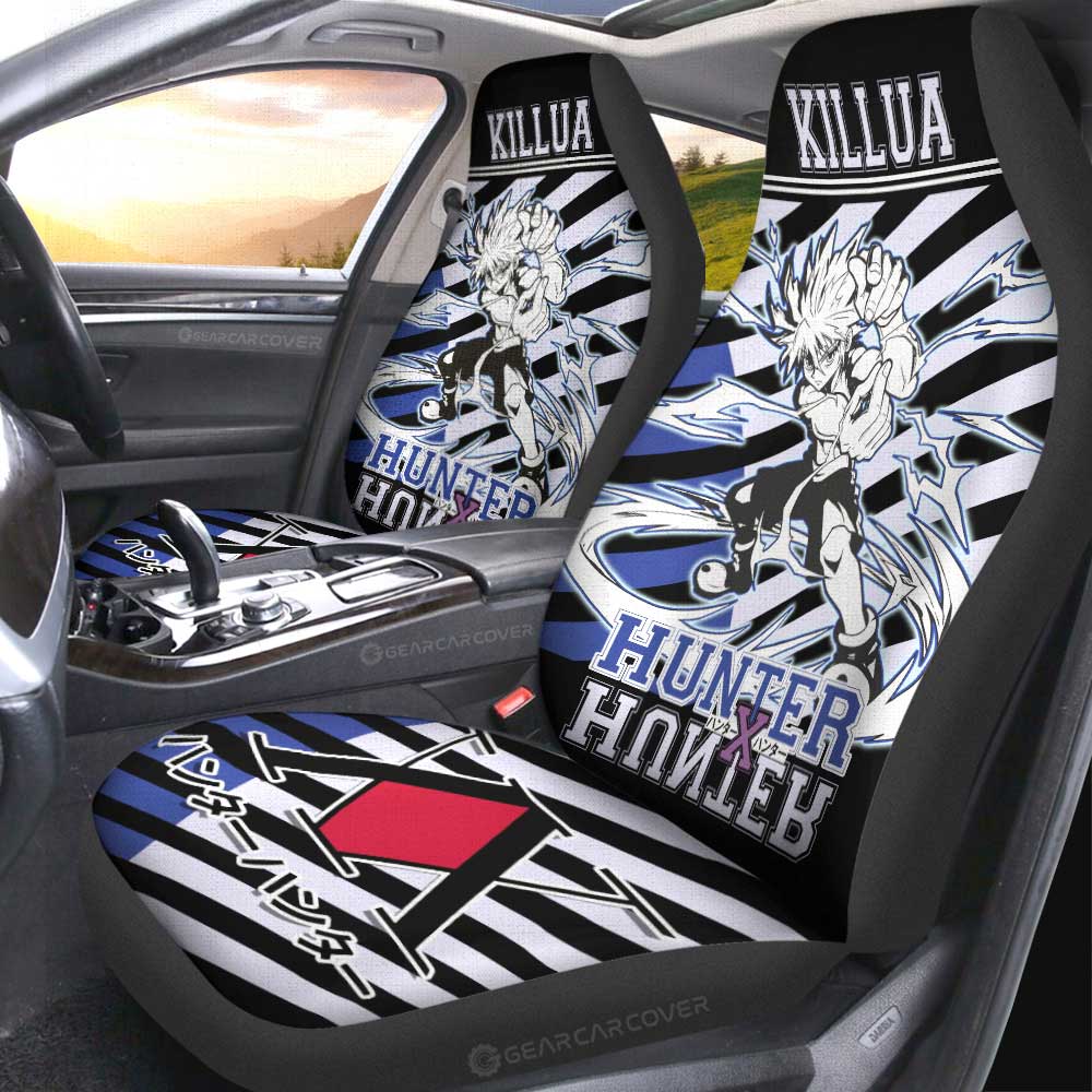Killua Zoldyck Car Seat Covers Custom Car Accessories - Gearcarcover - 4