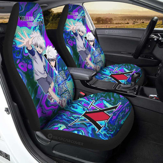 Killua Zoldyck Car Seat Covers Custom Car Accessories - Gearcarcover - 2