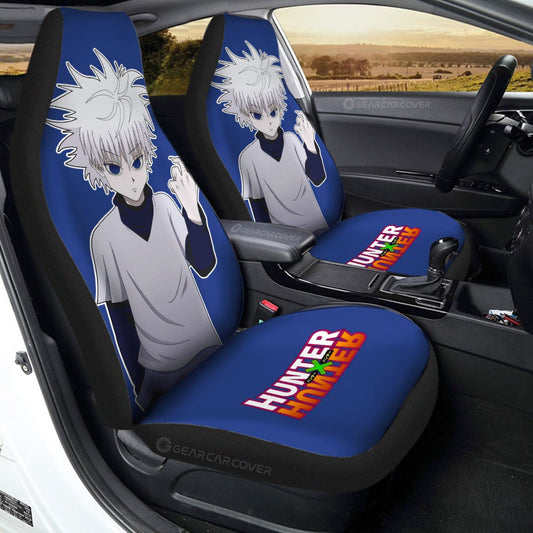 Killua Zoldyck Car Seat Covers Custom Main Hero Car Accessories - Gearcarcover - 1