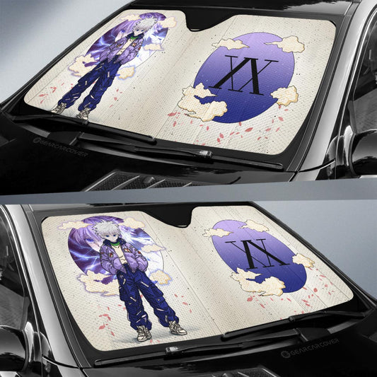 Killua Zoldyck Car Sunshade Anime Collection - Gearcarcover - 2