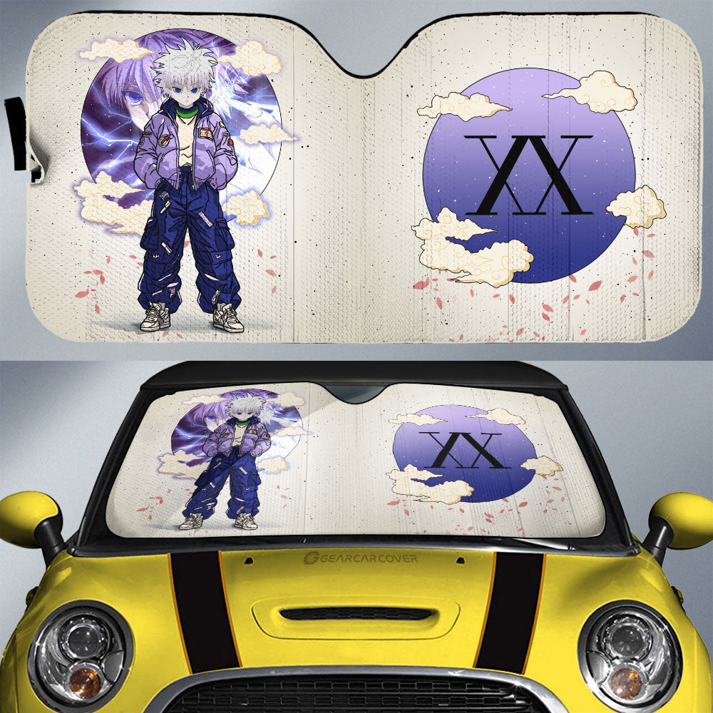 Killua Zoldyck Car Sunshade Anime Collection - Gearcarcover - 1