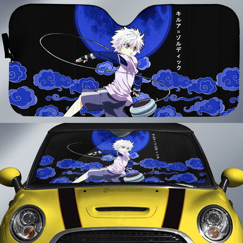 Killua Zoldyck Car Sunshade Custom Car Accessories - Gearcarcover - 1