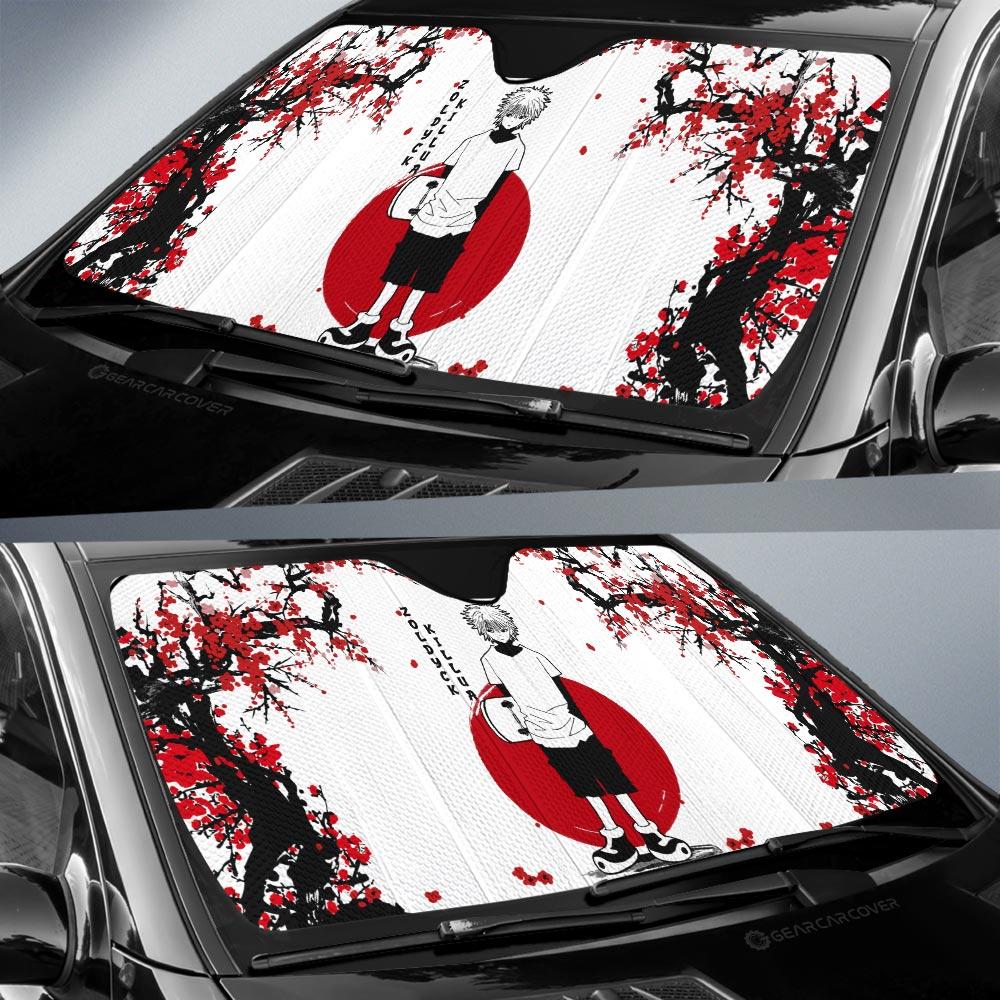 Killua Zoldyck Car Sunshade Custom Japan Style Car Accessories - Gearcarcover - 2