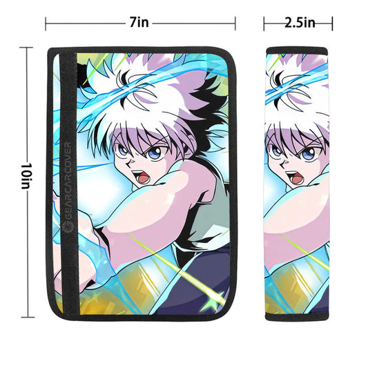 Killua Zoldyck Seat Belt Covers Custom Car Accessories - Gearcarcover - 1