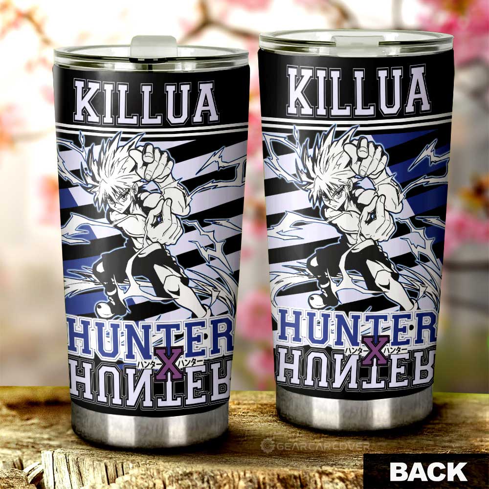 Killua Zoldyck Tumbler Cup Custom Car Interior Accessories - Gearcarcover - 3