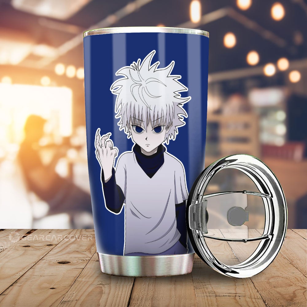 Killua Zoldyck Tumbler Cup Custom Main Hero Car Accessories - Gearcarcover - 1