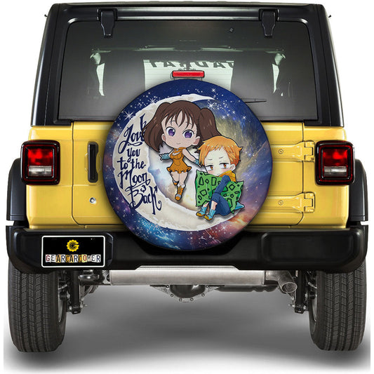 King And Diane Spare Tire Covers Custom Car Accessories - Gearcarcover - 1