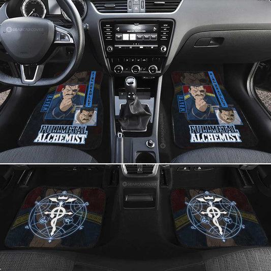 King Bradley Car Floor Mats Custom Fullmetal Alchemist Anime - Gearcarcover - 1