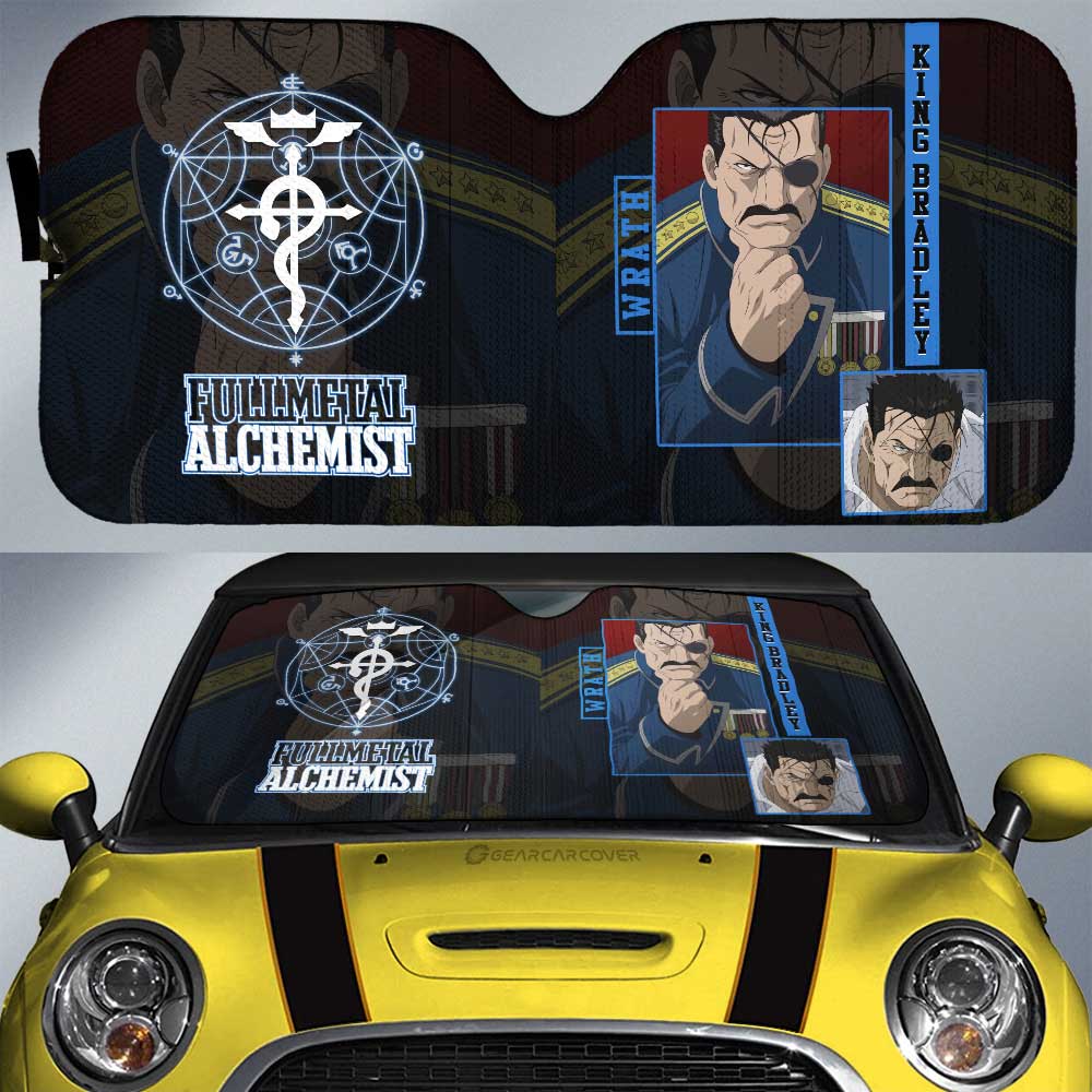 King Bradley Car Sunshade Custom - Gearcarcover - 1