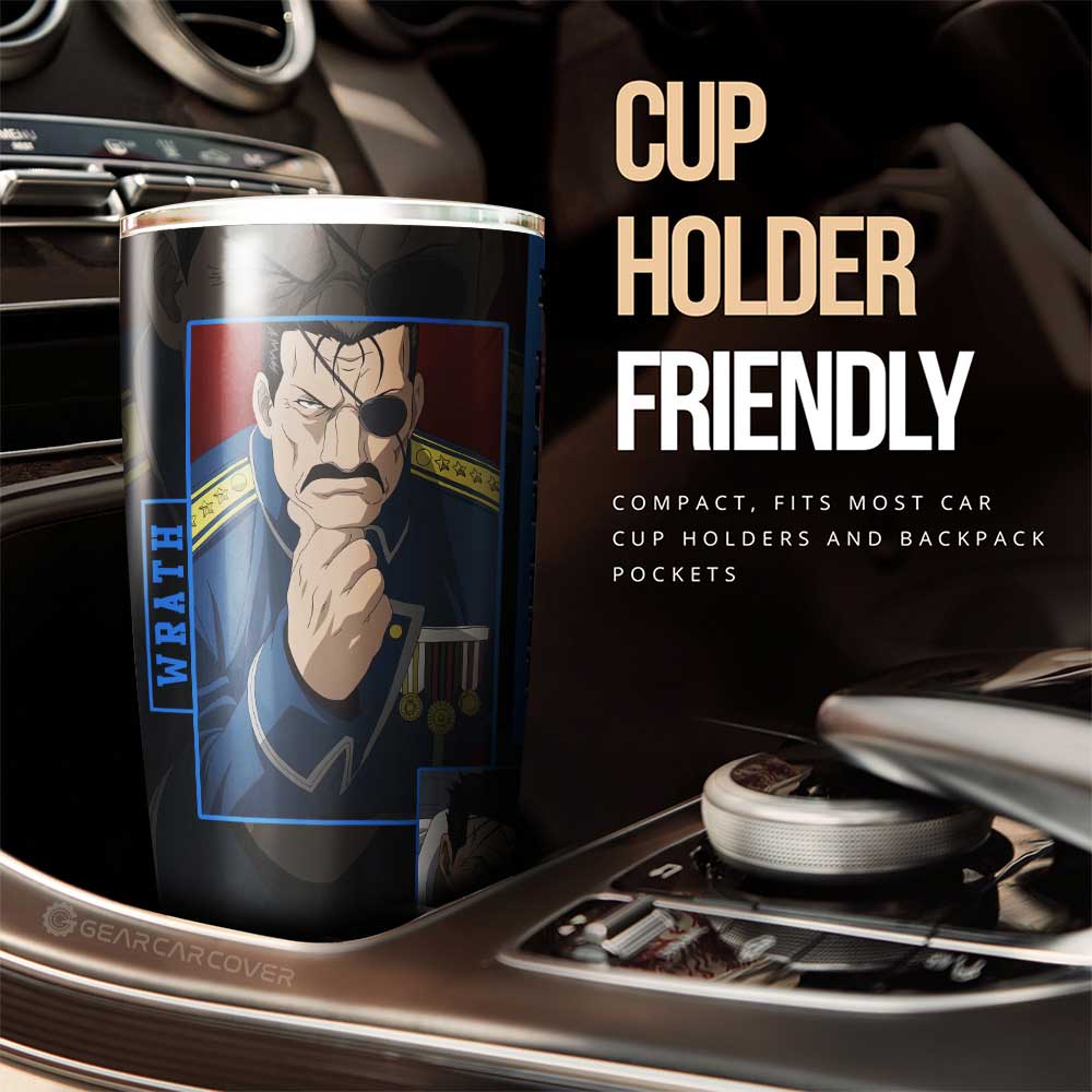 King Bradley Tumbler Cup Custom - Gearcarcover - 2