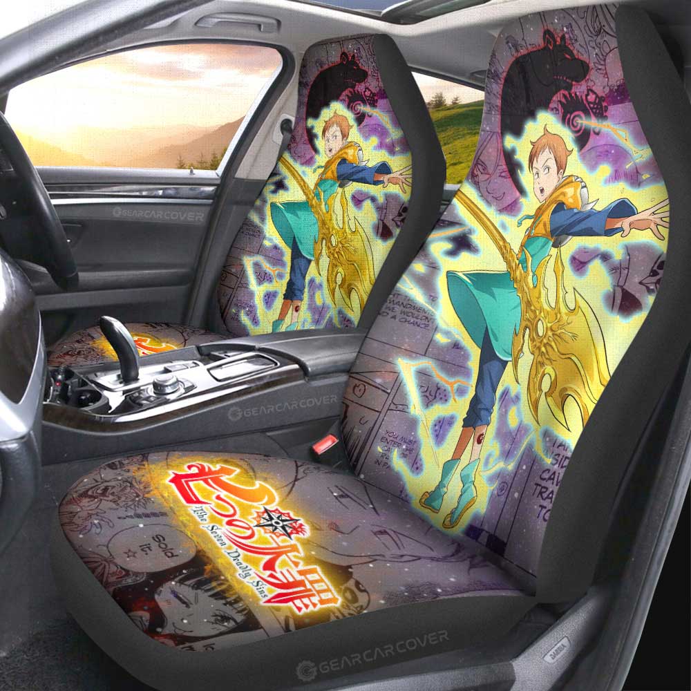 King Car Seat Covers Custom Galaxy Manga Style - Gearcarcover - 2