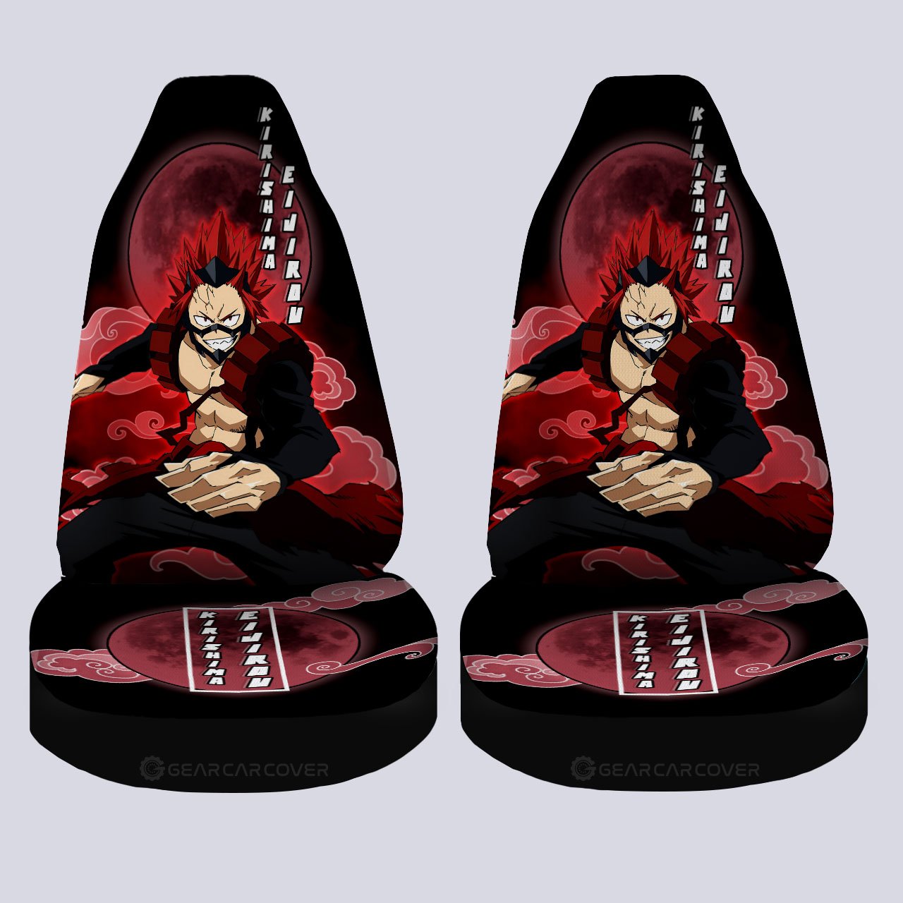Kirishima Eijiro Car Seat Covers Custom Car Interior Accessories - Gearcarcover - 4