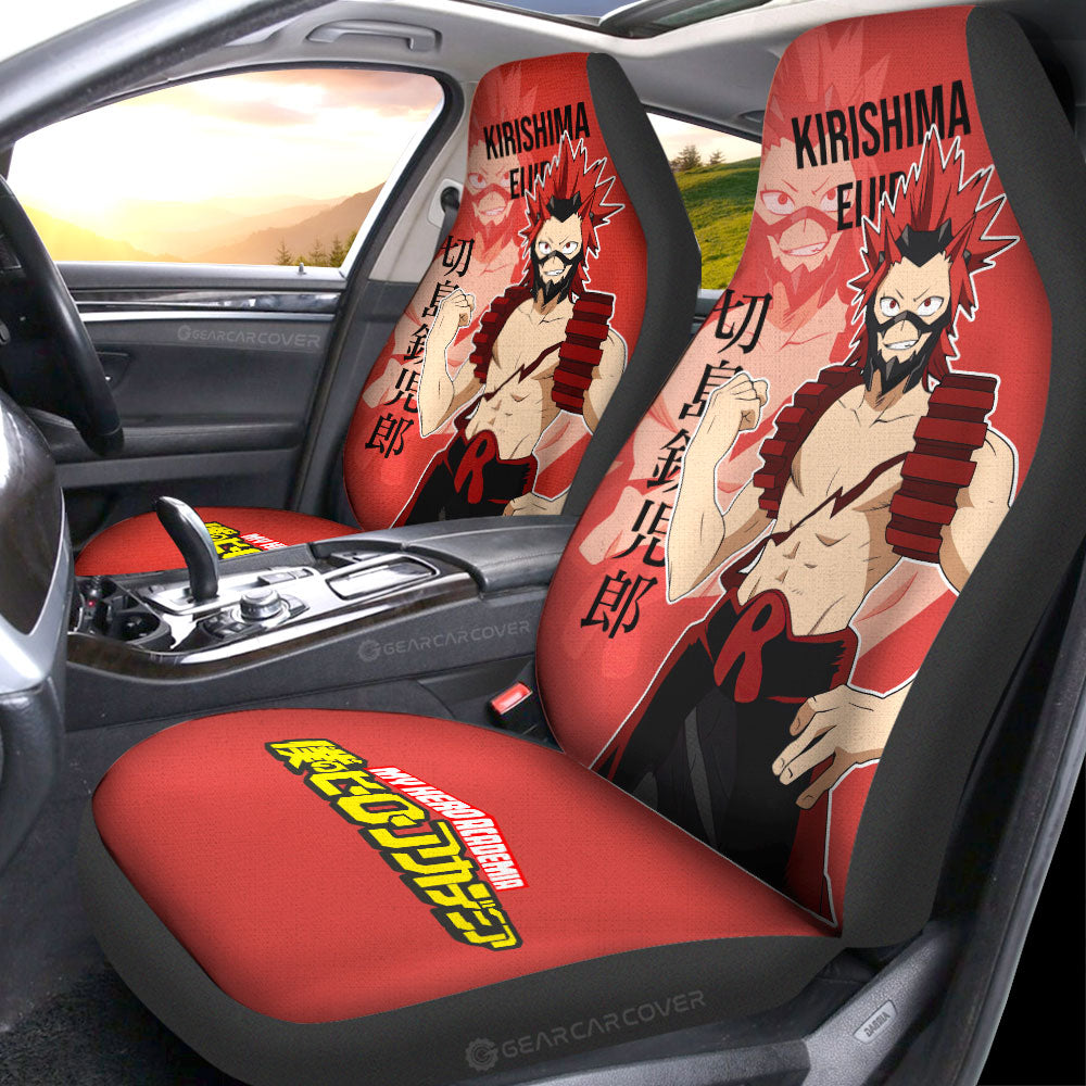 Kirishima Eijirou Car Seat Covers Custom Car Accessories For Fans - Gearcarcover - 2