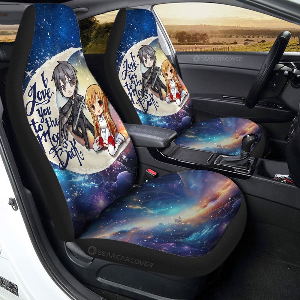 Kirito And Asuna Car Seat Covers Custom Car Accessories - Gearcarcover - 2