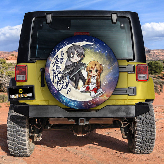 Kirito And Asuna Spare Tire Covers Custom Car Accessories - Gearcarcover - 2