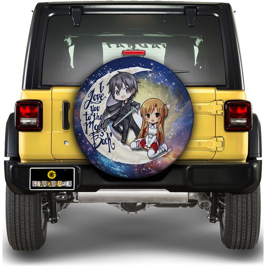 Kirito And Asuna Spare Tire Covers Custom Car Accessories - Gearcarcover - 1