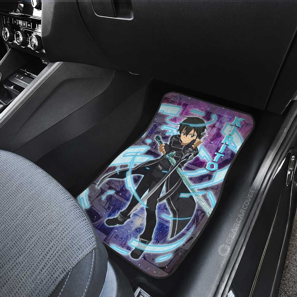 Kirito Car Floor Mats Custom Manga Galaxy Style - Gearcarcover - 4