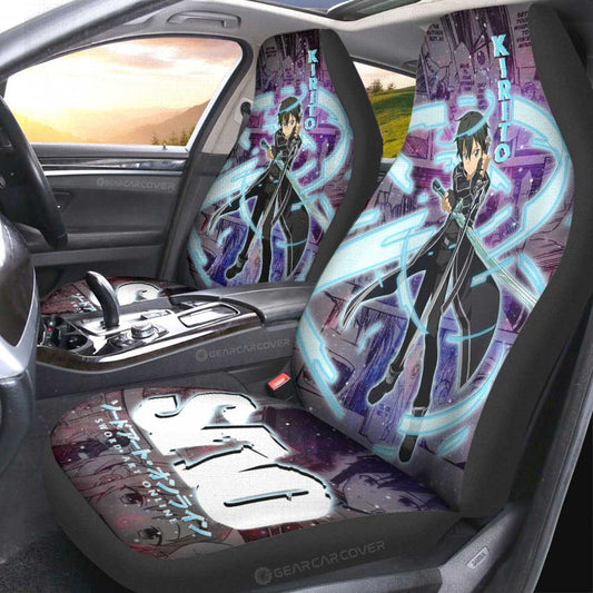Kirito Car Seat Covers Custom Manga Galaxy Style - Gearcarcover - 2