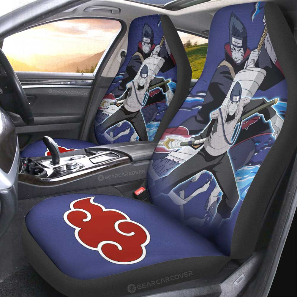 Kisame Car Seat Covers Custom Anime Car Accessories For Fans - Gearcarcover - 2