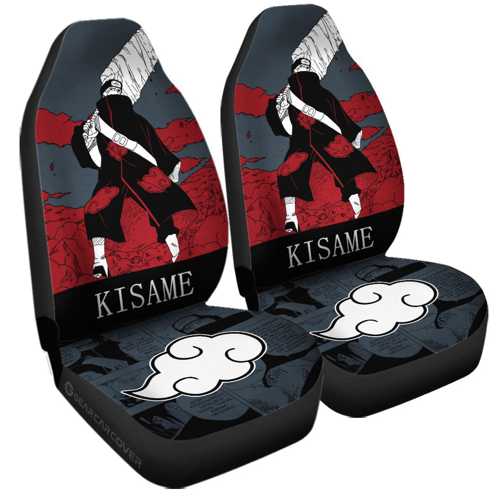 Kisame Car Seat Covers Custom Anime Car Accessories Manga Color Style - Gearcarcover - 3