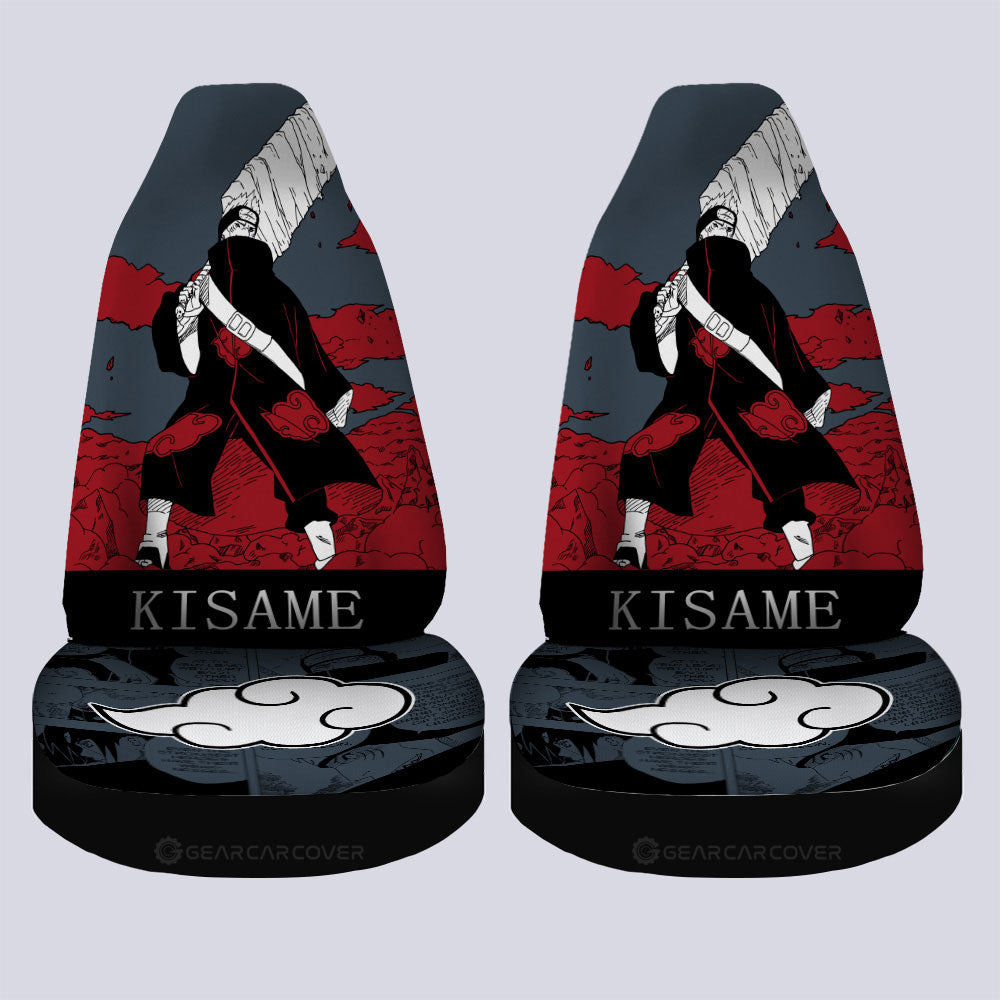 Kisame Car Seat Covers Custom Anime Car Accessories Manga Color Style - Gearcarcover - 4