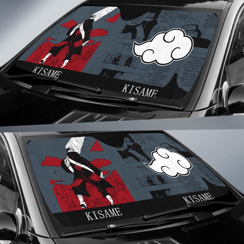 Kisame Car Sunshade Custom Anime Car Accessories Manga Color Style - Gearcarcover - 2