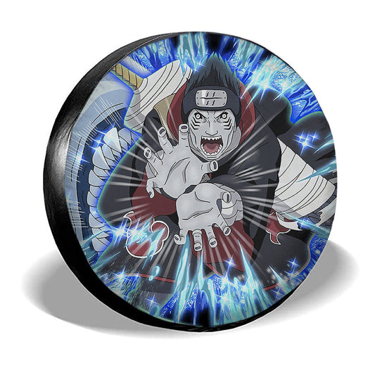 Kisame Spare Tire Covers Custom For Anime Fans - Gearcarcover - 2