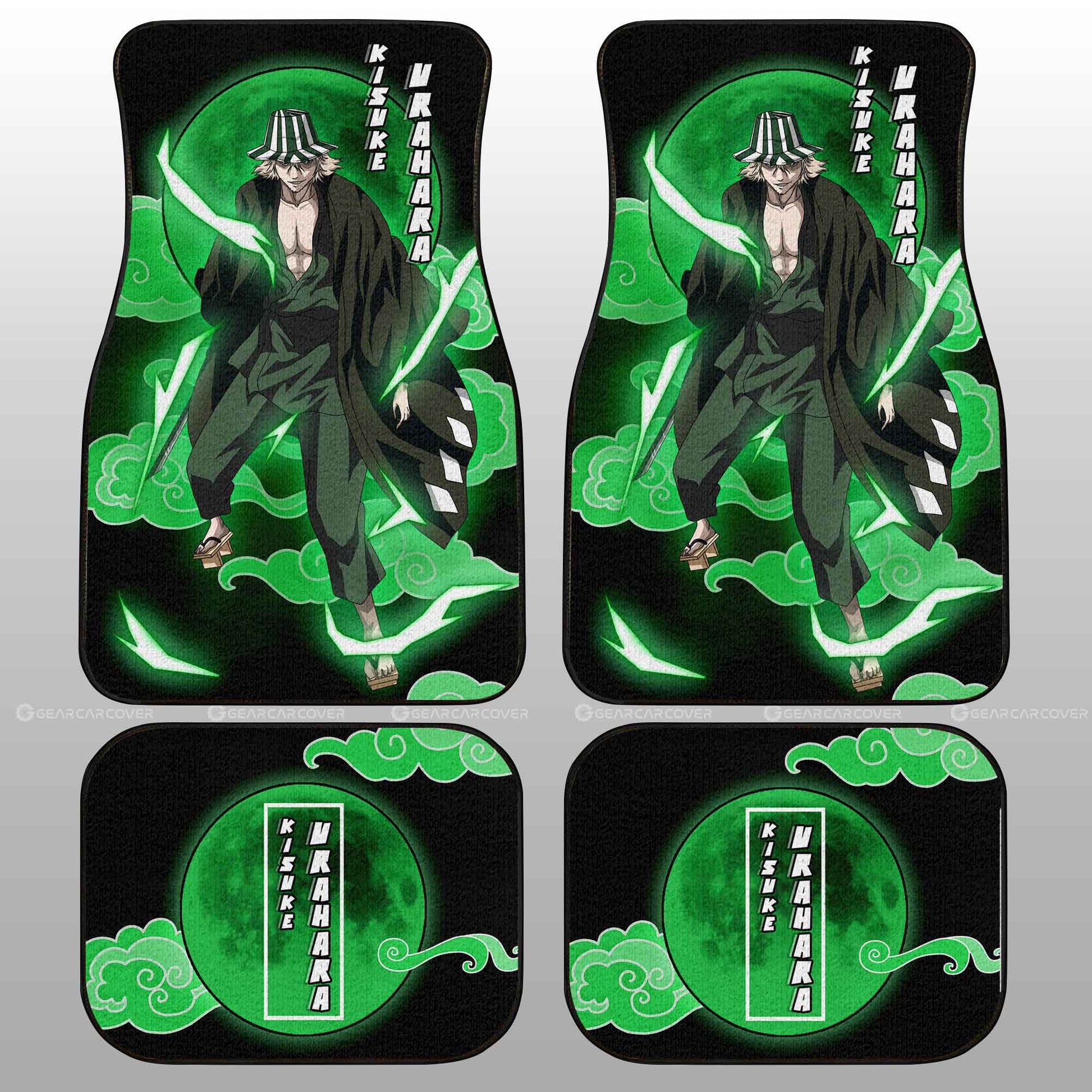 Kisuke Urahara Car Floor Mats Custom Bleach Car Interior Accessories - Gearcarcover - 2