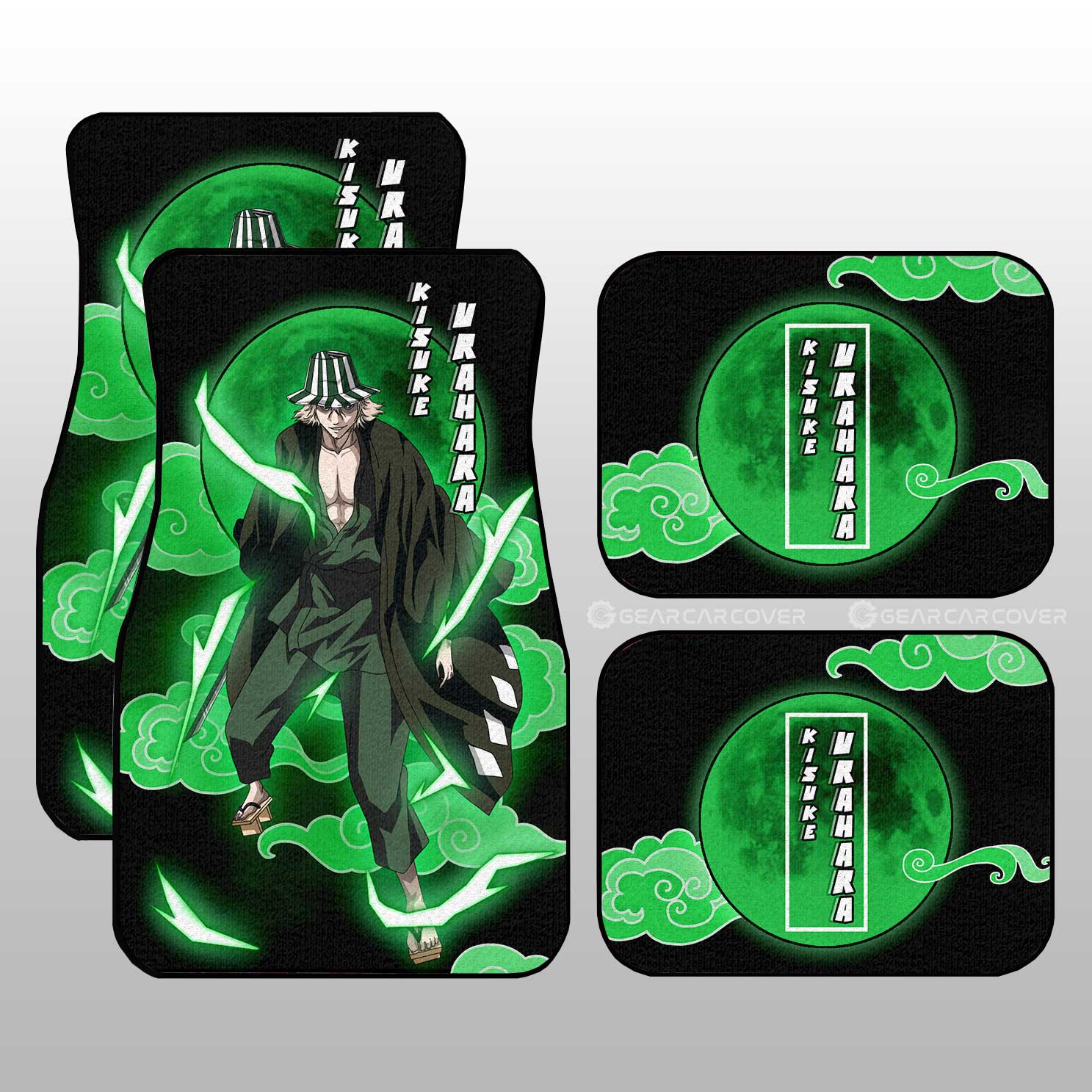 Kisuke Urahara Car Floor Mats Custom Bleach Car Interior Accessories - Gearcarcover - 1