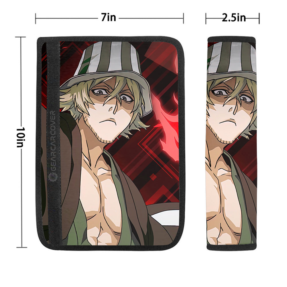 Kisuke Urahara Seat Belt Covers Custom Bleach Car Accessories - Gearcarcover - 1