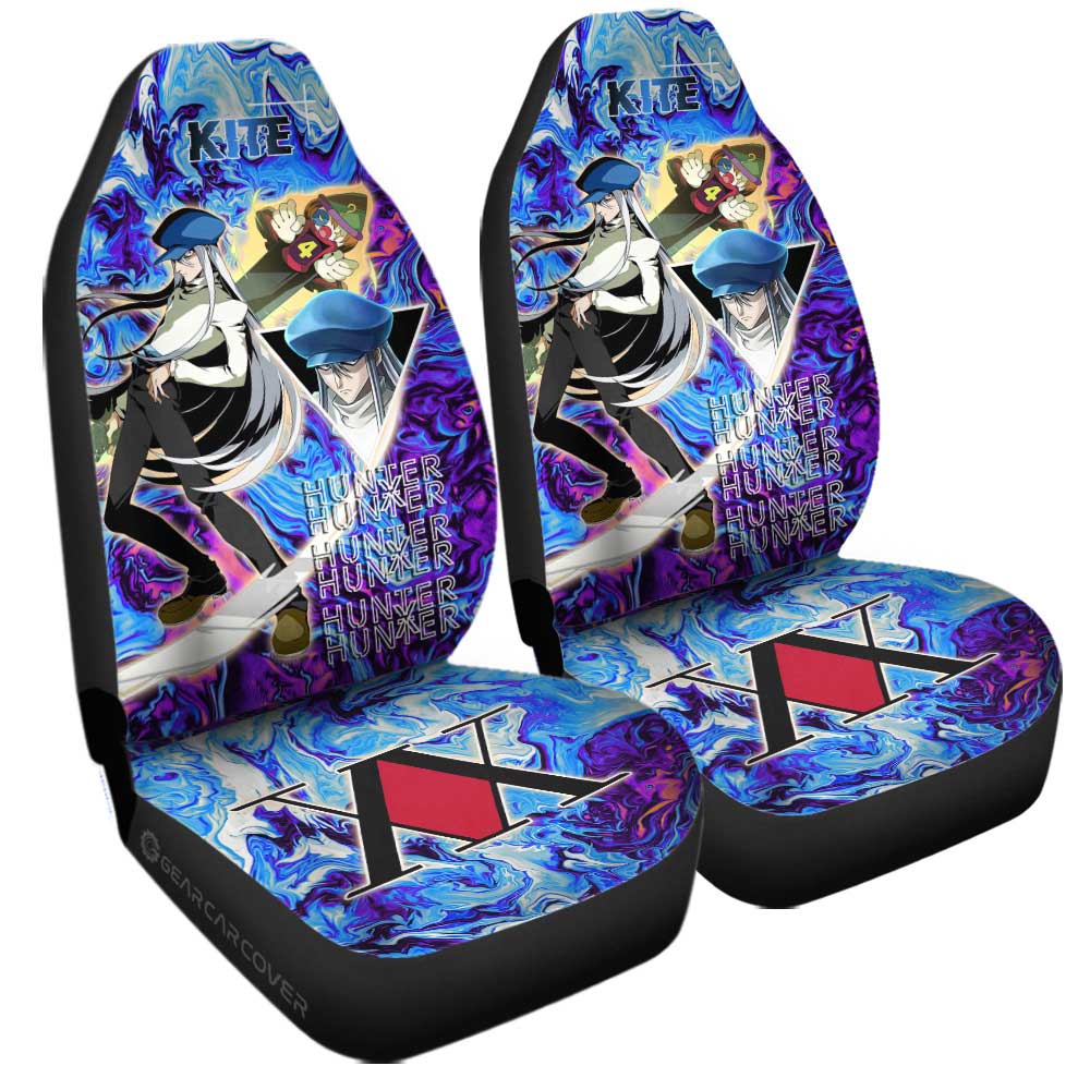 Kite Car Seat Covers Custom Hunter x Hunter Anime Car Accessories - Gearcarcover - 3