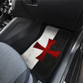 Knight Templar Car Floor Mats Custom Symbol Car Accessories - Gearcarcover - 3