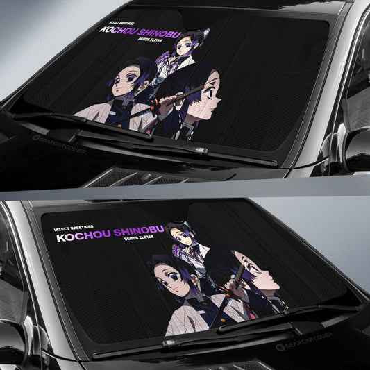 Kochou Shinobu Car Sunshade Custom - Gearcarcover - 2