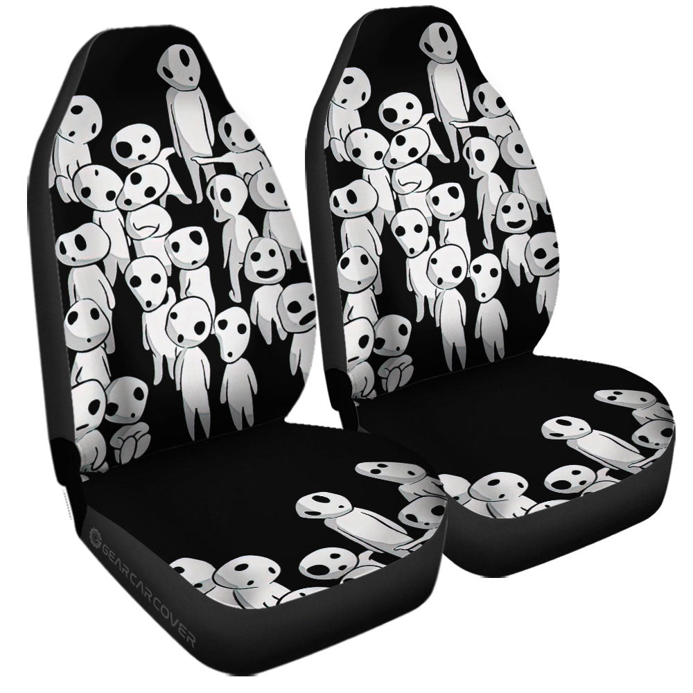 Kodama Car Seat Covers Custom Princess Mononoke Car Accessories - Gearcarcover - 3