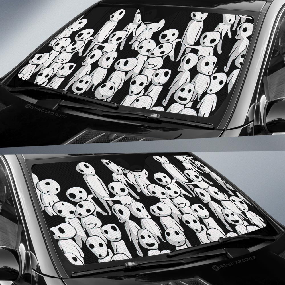 Kodama Car Sunshade Custom Princess Mononoke Car Accessories - Gearcarcover - 2