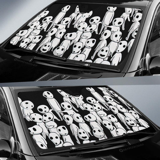 Kodama Car Sunshade Custom Princess Mononoke Car Accessories - Gearcarcover - 2