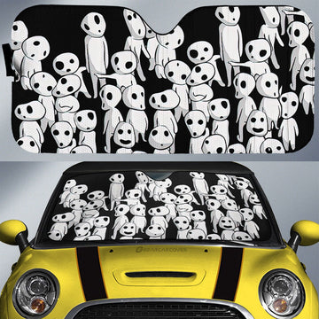 Kodama Car Sunshade Custom Princess Mononoke Car Accessories - Gearcarcover - 1